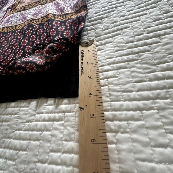 JM Collection Dolman Sleeve Top Multicolored Size XL - Picture 9 of 10